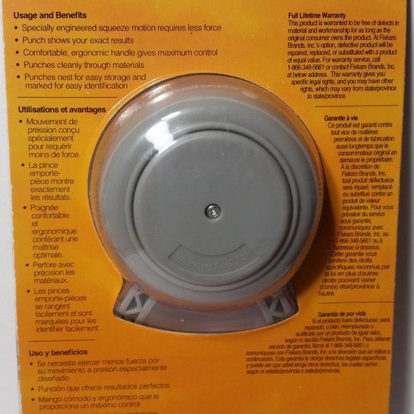 Fiskars Large Easy Squeeze Punch Round n Round - Picture 5 of 7